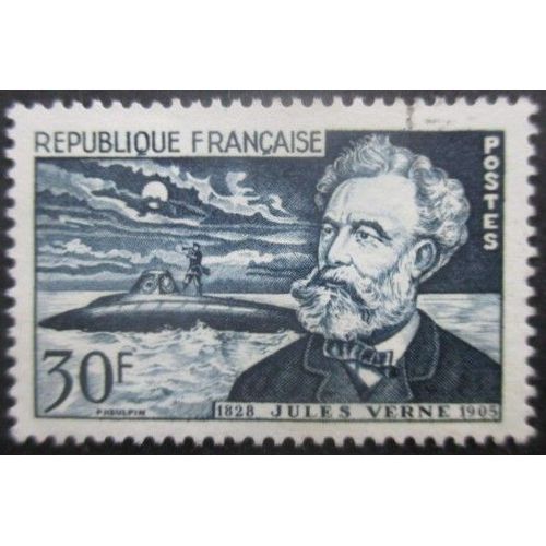 France N°1026 Jules Verne Oblitéré