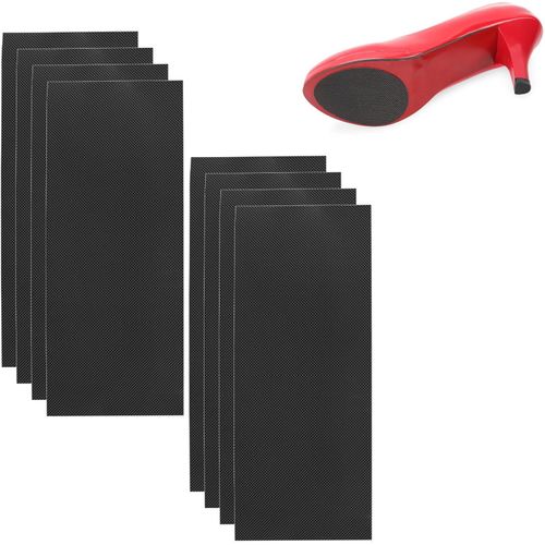 Anwxai-Patin Antiderapant Chaussure,Protections Pour Semelles De Chaussures,Auto-Adhésives Semelle Antidérapante,Patin Anti Bruit Chaussures Talon,Semelles Chaussures Antidérapantes,8 Pièces