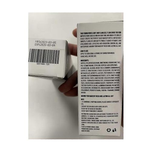 Fond De Teint Liquide À Couvrance Totale Fond De Teint Pour Peau Claire Foncée Invisible Pore Freckle Concealer 20 