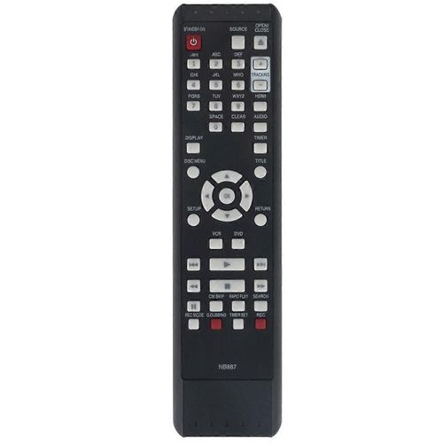 NB887UD NB887 Remplacement de la télécommande pour lecteur DVD magnétoscope combo ZV427MG9A RZV427MG9 ZV427MG9 RZV427MG9A