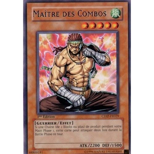 Maitre Des Combos En Francais 1 Ere Ed Cdip-Fr029 Carte En Rare