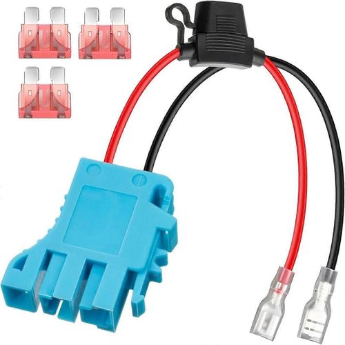 Remplacement du connecteur de faisceau de câbles 12 AWG compatible avec la batterie Peg-Perego 12V SLA Ride on Vehicle Riding Toys