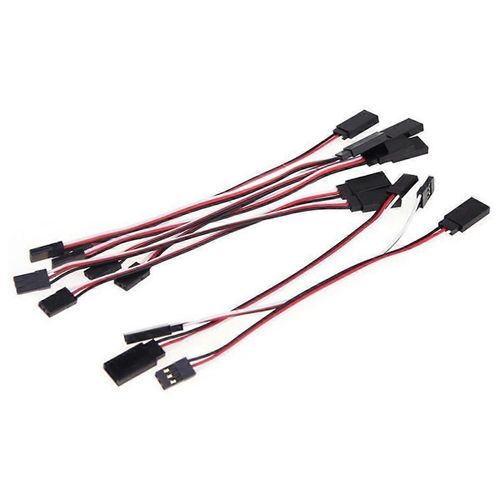 Câble d'extension servo pour connecteurs RC Futaba JR, mâle et femelle