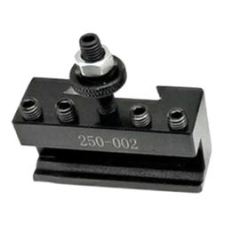 -Ensemble de poteaux d'outil de type coin Poteau d'outil de type coin Support de rotation et de surfaçage à changement rapide adapté au porte-outil de tour, B