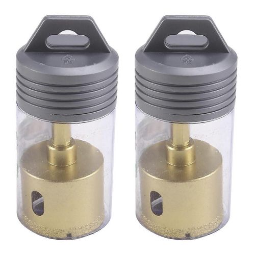 2pcs foret filetage vide brasé à sec diamant forage trépans 45mm scie cloche coupeur pour perceuse à main électrique