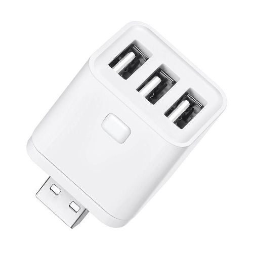 Tuya zigbee Adaptateur Micro-USB Interrupteur 3 gangs Mini adaptateur d'alimentation USB APP Commande vocale pour Alexa