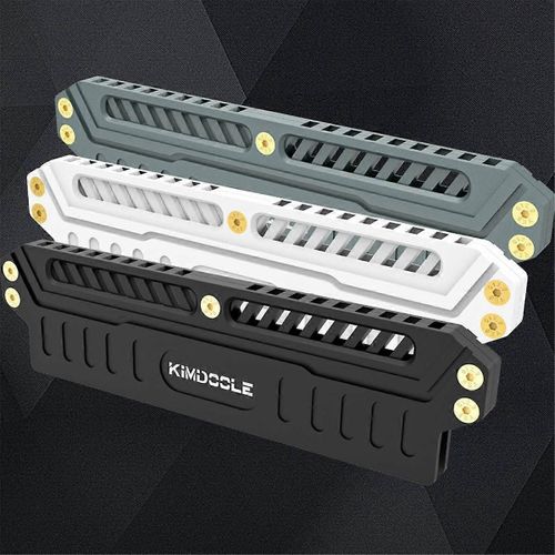 DDR4 / DDR5 Alliage D'aluminium Mémoire RAM Refroidisseur Kit De Refroidissement Dissipateur Thermique Gilet De Refroidissement pour PC RAM BRICOLAGE PC Jeu Overclock, A
