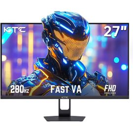 ChenQuanSarl-27'' Ecran Pc Gamer, 280Hz 1Ms Gtg Fhd Va Panel Moniteur Gaming, Freesync & G-Sync 126% Srgb Lumière Bleue Réduction Ecran Pc, Hdr Vesa Dp 280Hz Hdmi 144Hz Usb H27E22P