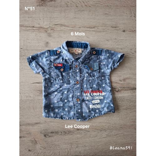 N°51 - Chemise Courtes Manches - Lee Cooper - 6 Mois