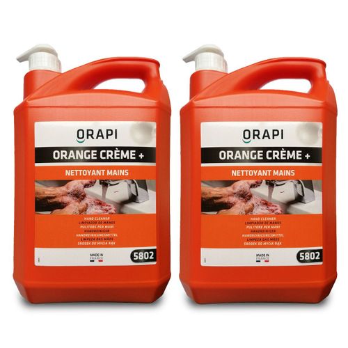 2 SAVONS MAINS 5L AVEC MICROBILLES - CREME NETTOYANTE 10L LITRES