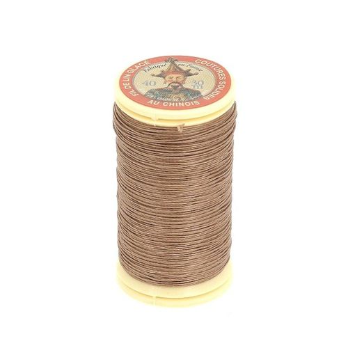 Fil Lin Glacé 30 M ¿ Fil Au Chinois ¿ N° 40 ¿ Fil De Lin Retors, Lisse, Résistant. Color : 250 Beige
