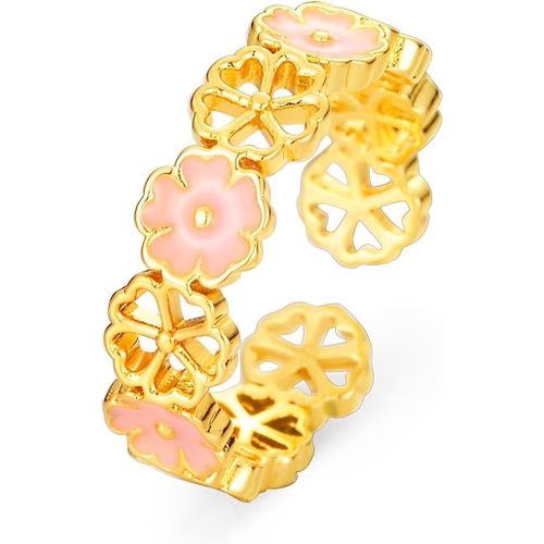 Yemaesre-1 Pièces Bague Femme Acier Inoxydable Bague Or Femme, Bague Ensembles De Bagues Réglables En Or 14k Avec Dôme Épais Tressé Et Torsadé À La Mode Idéales Pour Les Articulations Et Le Pouce