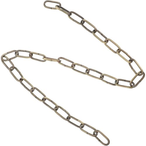 Yemaesre-1 Pc Chaîne De Lustre Suspendus Éclairage Ne 6 Pieds Éclairage Suspendus Ne Kit De Suspension De Lustre Chaîne En Laiton Pour Suspendre Fer Forgé Les Lampes En Métal Chaine Laiton
