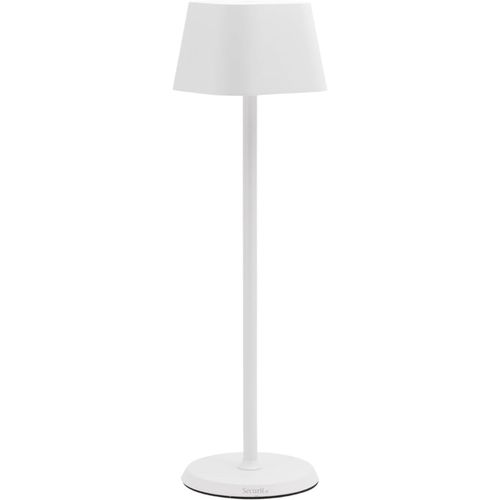 Yemaesre-Lampe Led À Variateur Georgina - Sans Fil - Rechargeable Par Usb Magnétique - Intérieur/Extérieur - Pour Bar, Café, Restaurant, Hôtel - 38 X 11 X 11 Cm - Coloris Blanc