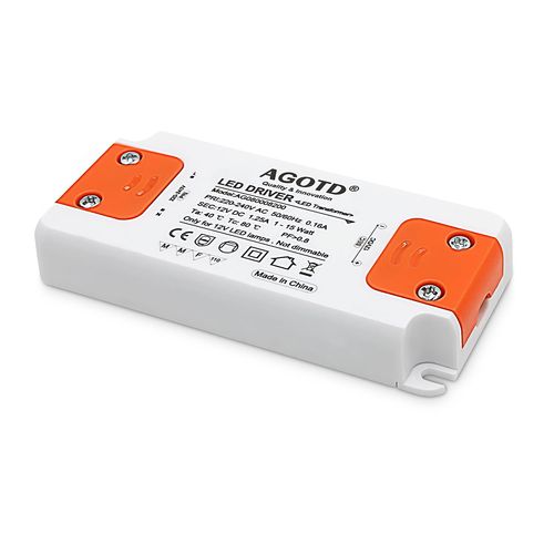 Yemaesre-Transformateur Led Entrée 220-240v Sortie Dc 12v 1.25a 15w Ampoule Led Driver Convertisseur Conducteur Alimentation De Tension Constante
