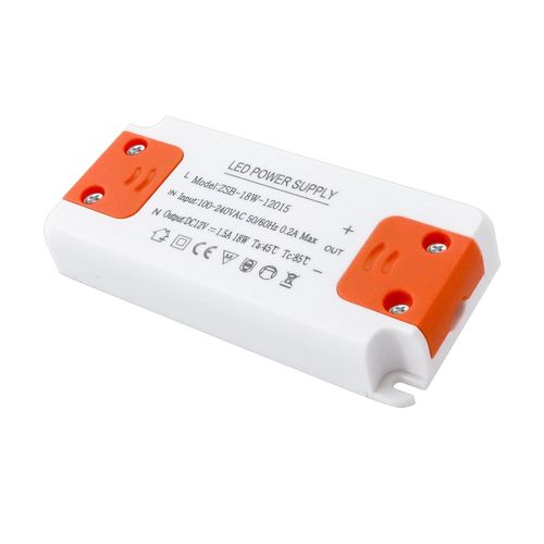YEMAESRE-Transformateur Led Entrée 220-240V, Sortie Dc 12V 1.5A 18W, Convertisseur 220V 12V, Ampoule Led Driver Convertisseur Conducteur Alimentation De Tension Constante, Pour G4, Mr11 Gu4, Mr16 Gu5