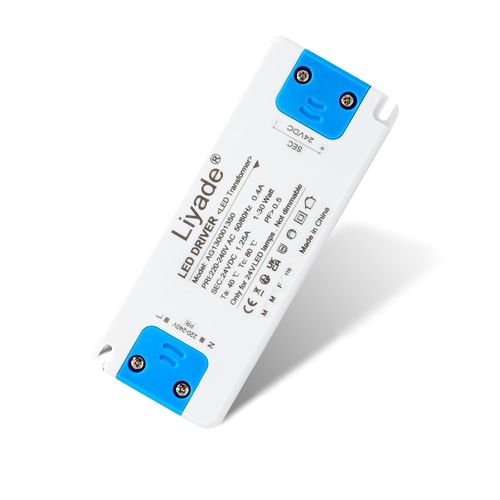 YEMAESRE-Transformateur 24V 30W Ultra Mince, Alimentation Led 15W 1.25A, Ac 220V À Dc Driver De Tension Constante Pour Bandes, Ampoules, Mur Et Plafonniers