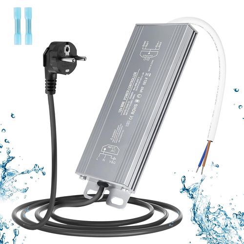 YEMAESRE-Transformateur, 60W 12V Pilote Led, 36-60W Ac À12V Dc Tension Constante Etanche Ip67 Adaptateur Alimentation 5A Pour Cctv Ampoule À Bande Lumineuse Led Mr16 G4 G4, Gu5.3, Mr11