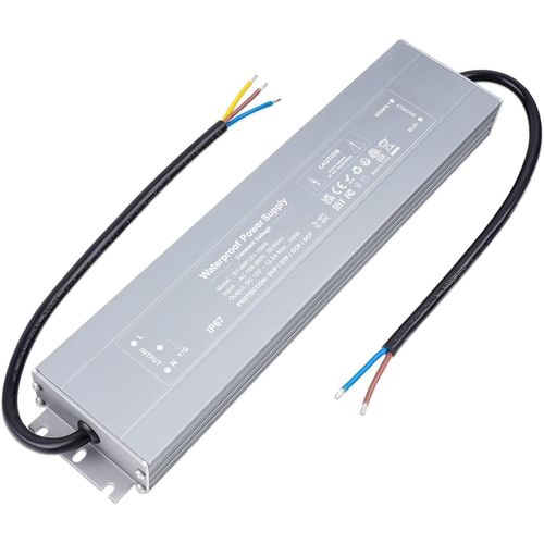 YEMAESRE-Transformateur 220V 12V 150W, 12.5A Alimentation Led Ip67 Etanche Extérieur Driver Led, Ac À Dc Tension Constante Transfo Led, Pilote Led Basse Tension Pour Cctv Bande Led Et Ampoules Led