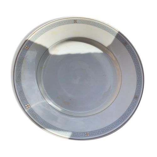 Lot De 6 Assiettes En Porcelaine De Sologne Blanc