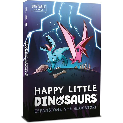 BAERTMY-Happy Little Dinosaures : Expansion 5-6 Joueurs-Extension De Jeu De Table, 2-6 Joueurs, 8+ Ans, Édition En Italien
