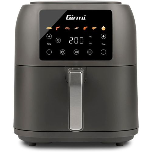 anwxai-Friteuse À Air Fg92 Ecofrit Deep,Capacité Xxl 8 Litres,1700W,Sans Bpa-Pfoa,Récipient Antiadhésif,Affichage Numérique Avec 7 Programmes,Bouton De Sécurité,Livre De Recettes Inclus
