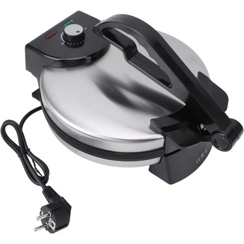 LETNERNY-Roti Maker, Machine À Tortilla Chauffante Double Face, Puissance De 1800 Watts, Construction Robuste, Machine À Chapati En Alliage D'Aluminium, Anti-Brûlure Et Antidérapante,