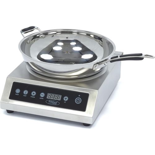 LETNERNY-Piano Cottura Wok - Anello Di Cottura Ø28Cm - 3500W - Induzione