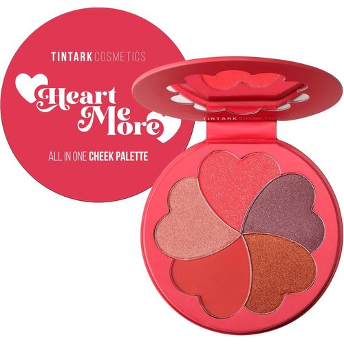 Naeryut-Heart Me More Blush Palette,Blush Bronzer And Highlighter Palette,Cheek Makeup,Talcum Free,Blush Powder Hot Pink 