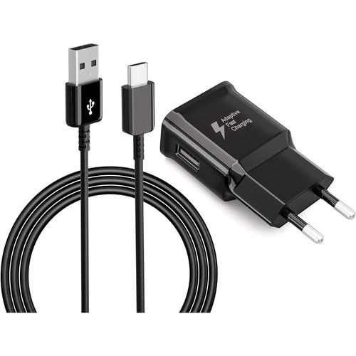 Ershi-Chargeur Original De Type C Chargeur Rapide Avec Câble De Charge Usb Câble Pour Samsung Galaxy S8, S8 Plus, S9, S9+, S10, S1[1