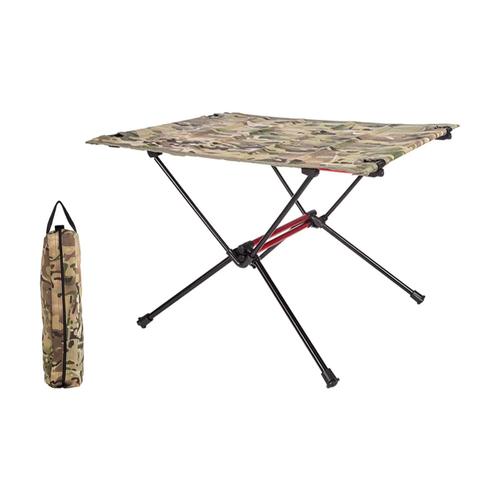 Camouflage - Table De Camping Pliante En Aluminium, Meubles Étanches, Pêche, Plage, Gril, Station De Cuisson, Bureau, Pique-Nique En Plein Air, Cuisine