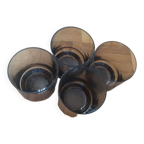 Verres Whisky Cristal Marron