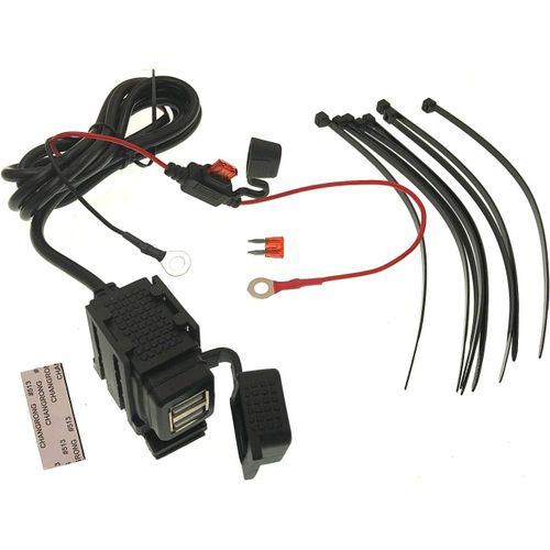 ERSHI-3.1A Moto double chargeur USB 12V-24V étanche moto téléphone adaptateur guidon chargeur d'alimentation prise de port pour sm[2