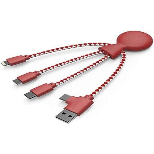 Ershi-Câble Multi Usb Mr Bio 4 En 1 - Câble Usb Durable - Chargeur Usb Universel Pour Smartphone Apple Iphone Samsung Google Huawe[1