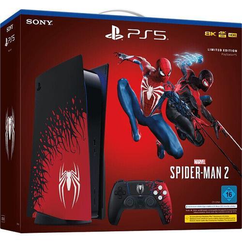 Console Sony Playstation 5 Standard Rouge Marvel's Spider-Man 2 Edition Limitée (Allemagne)