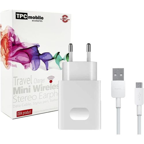 Ershi-Chargeur Secteur 10 W + Câble Micro-Usb Pour Huawei Y5, Y5p, Y6, Y6s, Y6p, Y7, Y7p, Y8s, Y9, P40 Lite E, P8 Lite, P Smart[1569