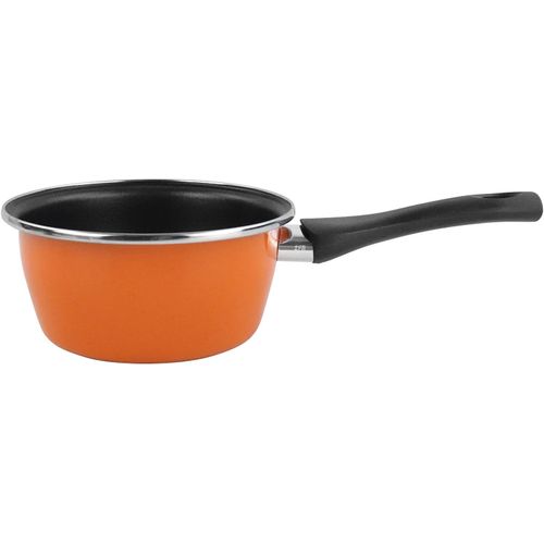 Ershi-Magefesa Casserole 16ø Valencia New. Antiadhésive Bicouche Renforcée. Fond 100% Full Induction. Extérieur Orange. 50% D'écon[1