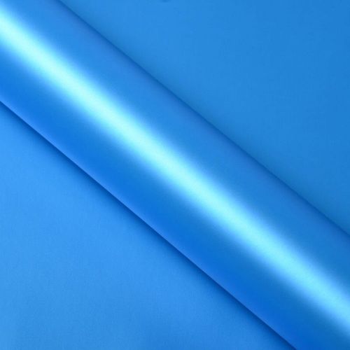 Covering Bleu Satin Mat Pour Toutes Surfaces - Haute Finition - 152 Cm X 10 M En Rouleau - Dimexact