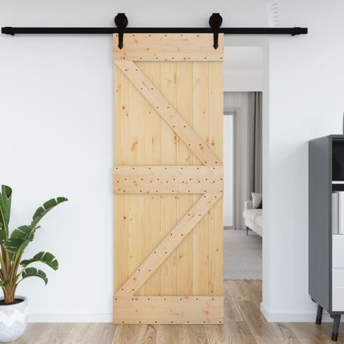vidaXL Porte 95x210 cm bois massif de pin