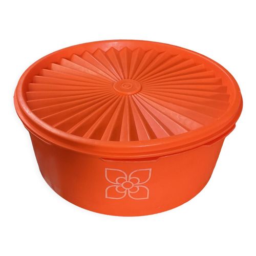 Bote Tupperware Vintage Annes 70 Orange