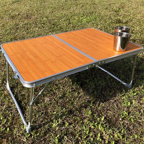 Comme Montré - Table Pliante De Camping Légère En Aluminium, Table De Pique-Nique Portable Pour Le Camping, La Randonnée, La Pêche, La Plage, La Logique, Les Outils De Plein Air, 1pc