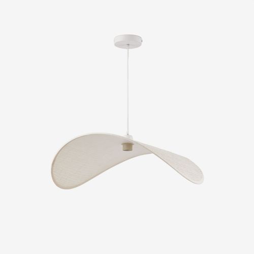 Plafonnier En Lin Basil Beige Crème 65 X 60 Cm