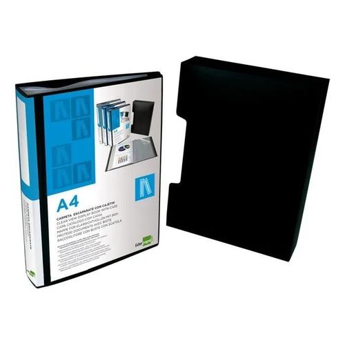 Sac plastique - cabas Liderpapel - 920971 - Protege-documents 100 pochettes A4 Cyan magenta jaune