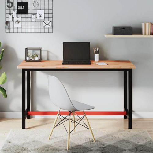 Vidaxl Dessus De Bureau 150x55x2,5 Cm Bois Massif De Hêtre