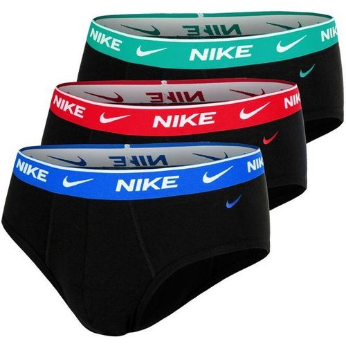 Everyday Cotton Stretch Brief Caleçon Pack De 3 Hommes - Noir , Vert