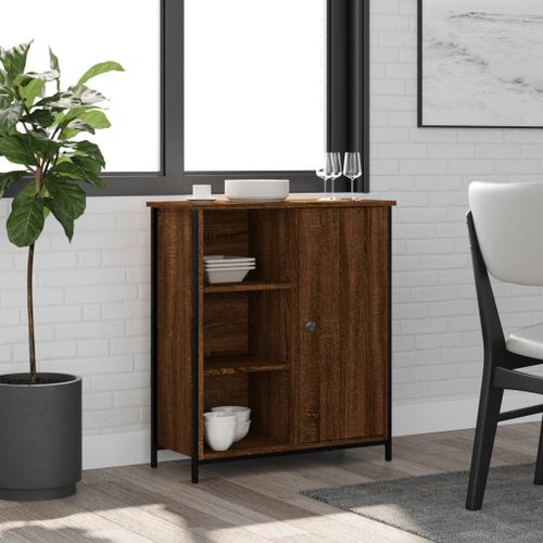 Vidaxl Buffet Chêne Marron 70x30x80 Cm Bois D'ingénierie