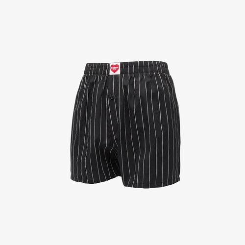 Cotton Boxer Seaton Stripe/ Black/ Wax M