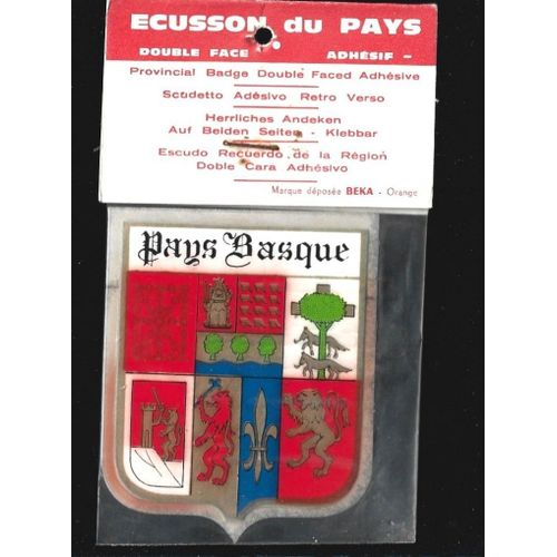 Écusson Double Face Tourisme Pays Basque