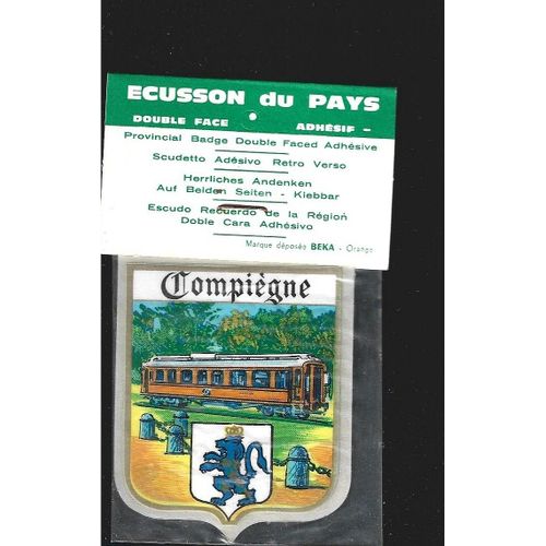 Écusson Double Face Tourisme Compiegne