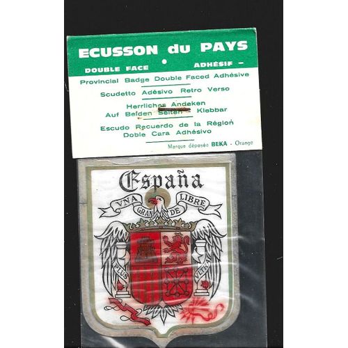 Écusson Double Face Tourisme Espana Espagne